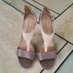 Sigerson Morrison Nude Leather Heels 10